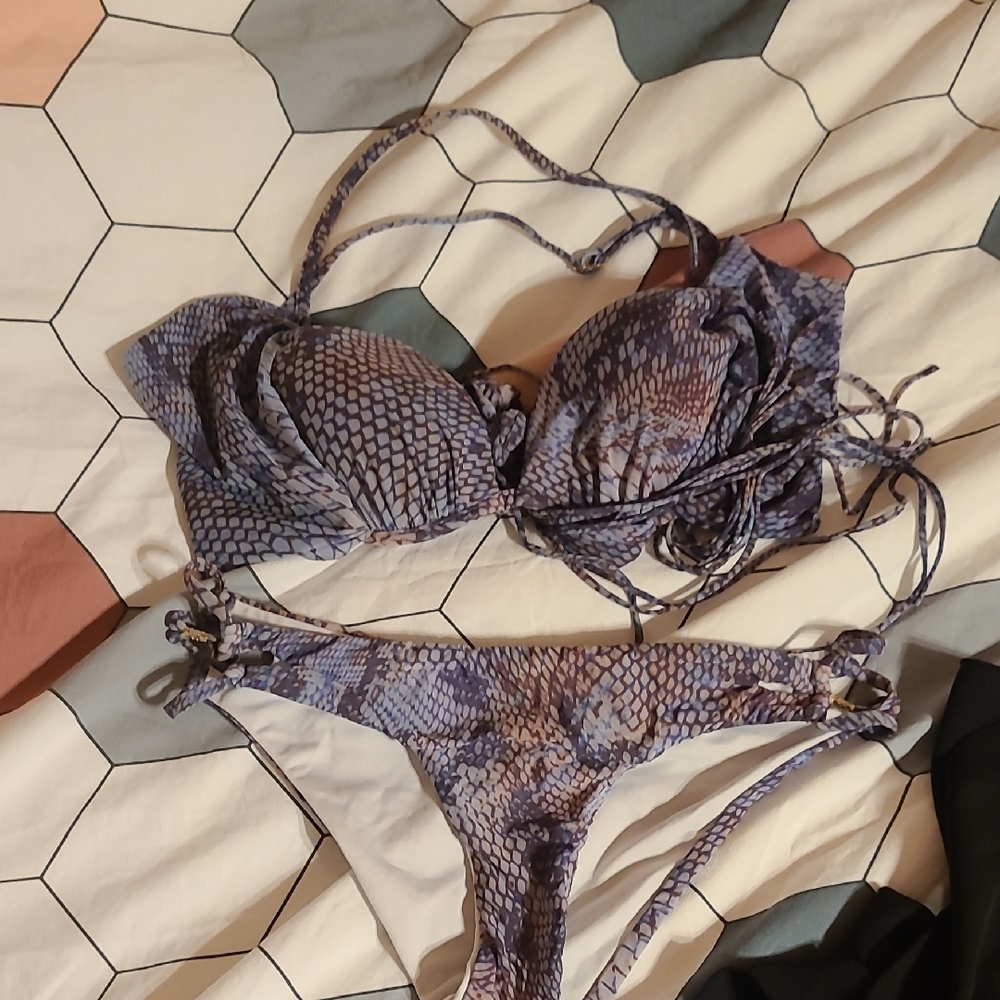 Stylish Purple Bikini Set